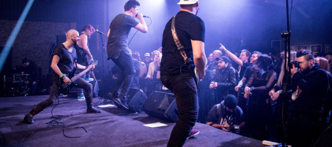 Attila SA Tour Crowd atlantic south playing live to crowd kyle midair
