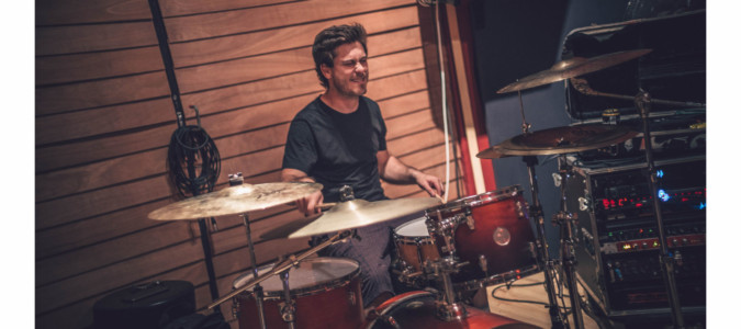 Art at Practice last one alive art playing drums