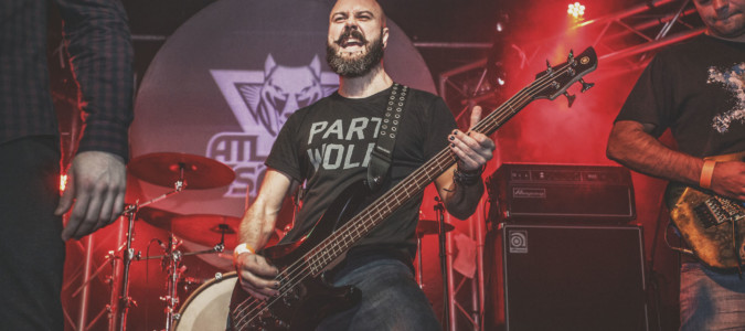 Bass Is Life ric playing bass with beard