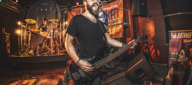 Breakdown! atlantic south ric kneeling and playing bass